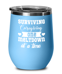 Surviving Caregiving One Meltdown At a Time - Wine Glass