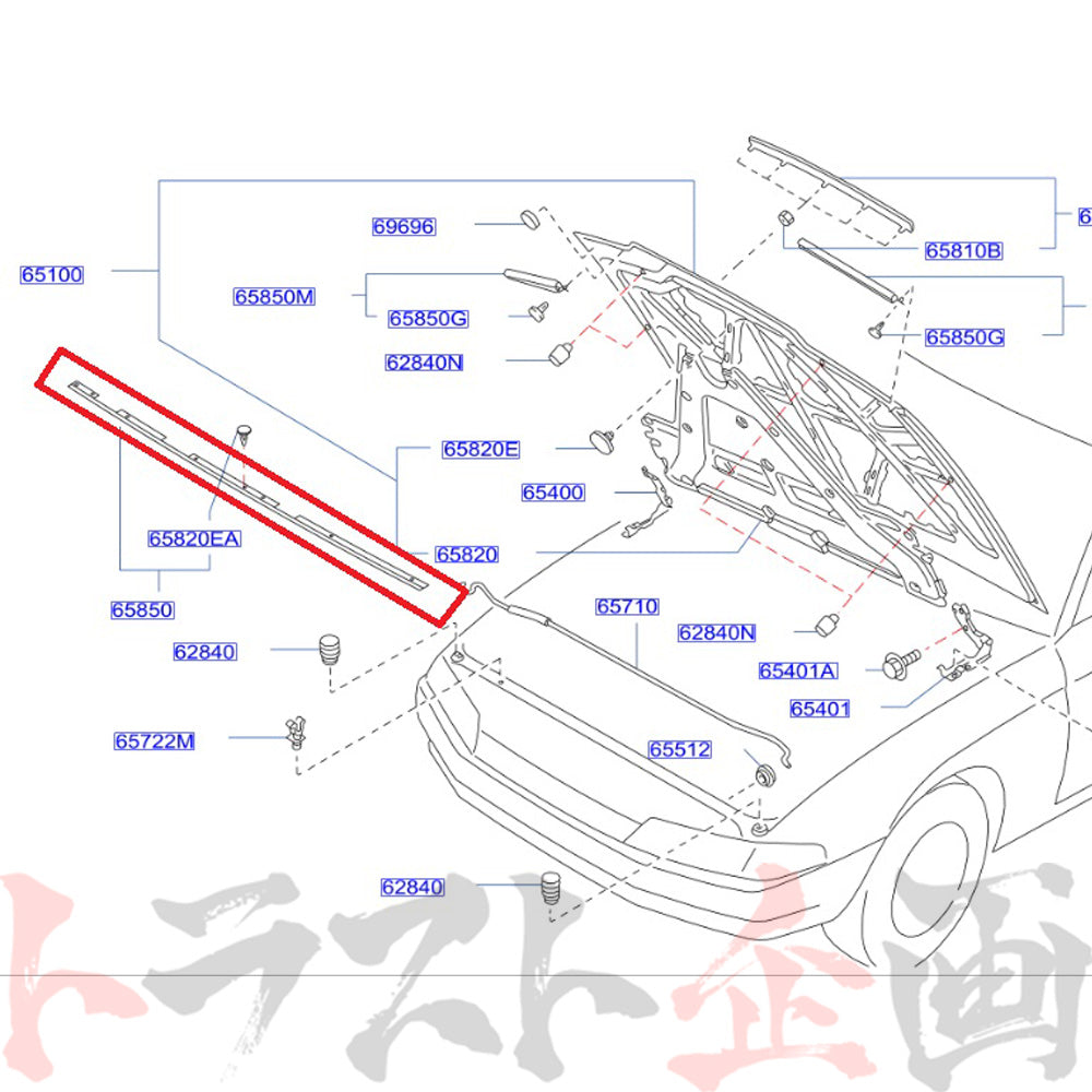 △ NISMO ヘリテージ シーリング ラバー スカイライン GT-R R32/BNR32 #660101987 – トラスト企画オンラインショップ