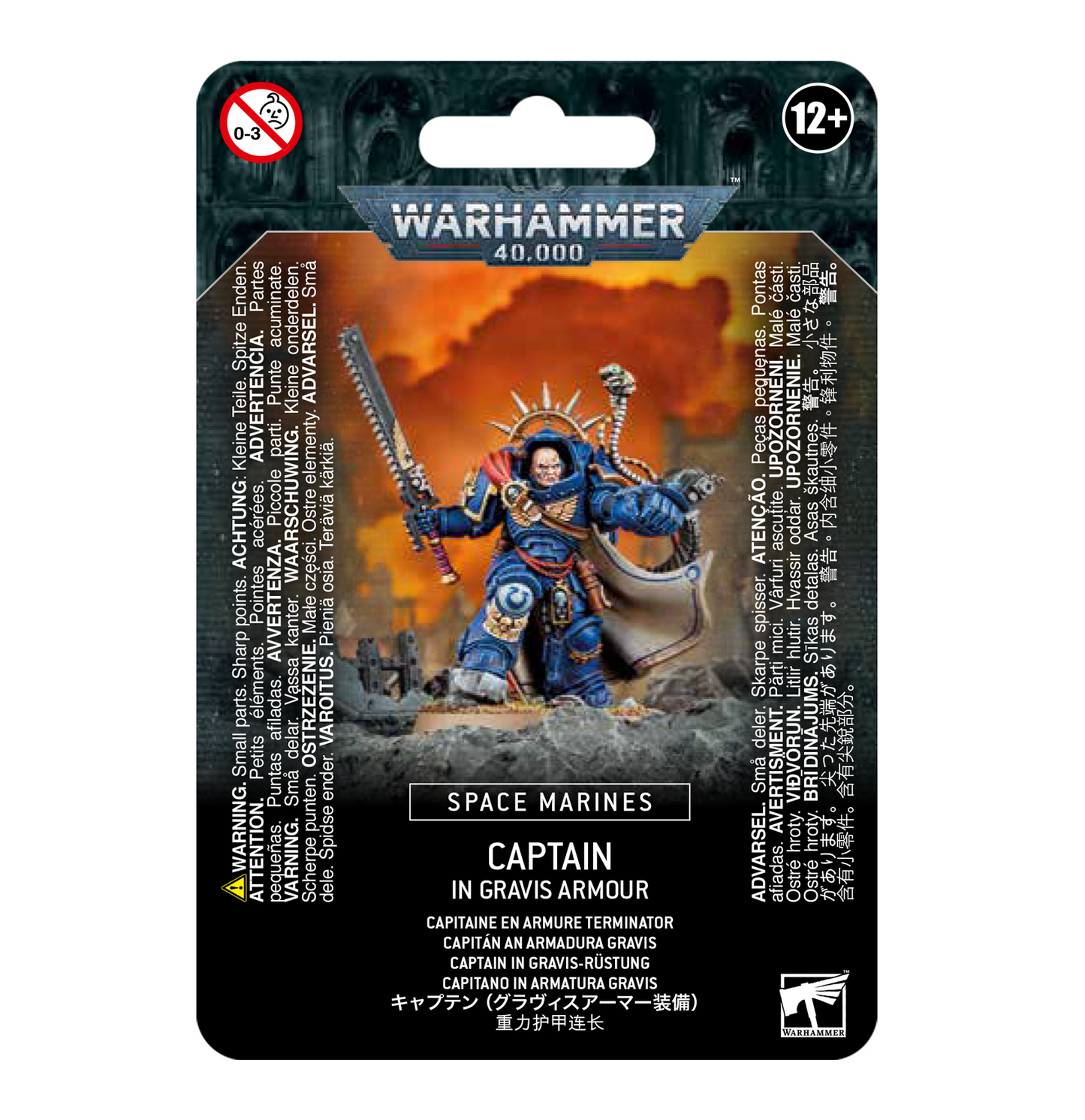 Space Marines Captain in Gravis Armour