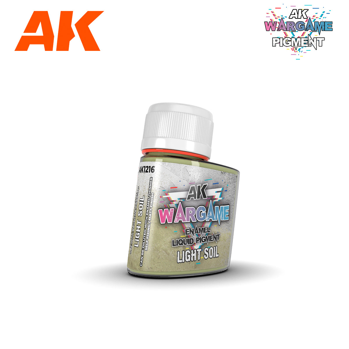 AK Interactive Light Soil Enamel Liquid Pigment