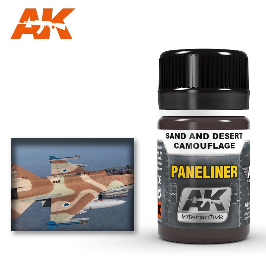 AK Interactive Paneliner for Sand and Desert Camouflage