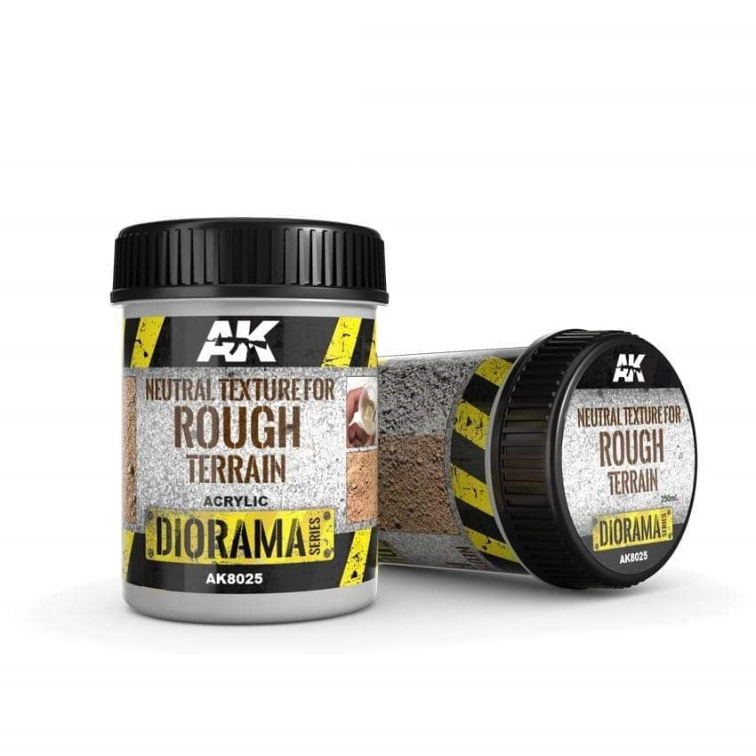 AK Interactive Neutral Texture For Rough Terrains 250ml