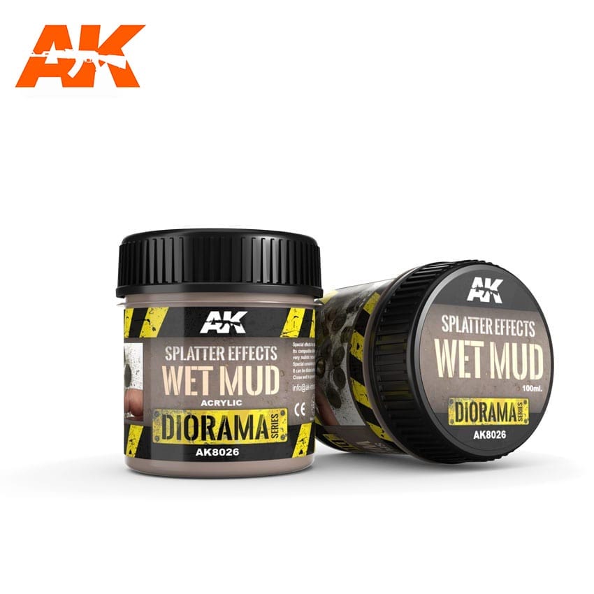 AK Interactive Splatter Effects Wet Mud 100ml