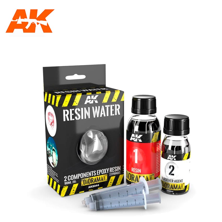 AK Interactive Resin Water 2 Components Epoxy Resin 180ml