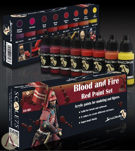Scale75 Blood and Fire Red Paint Set