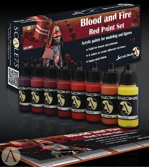 Scale75 Blood and Fire Red Paint Set