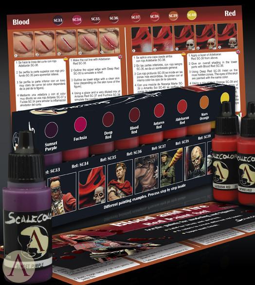 Scale75 Blood and Fire Red Paint Set