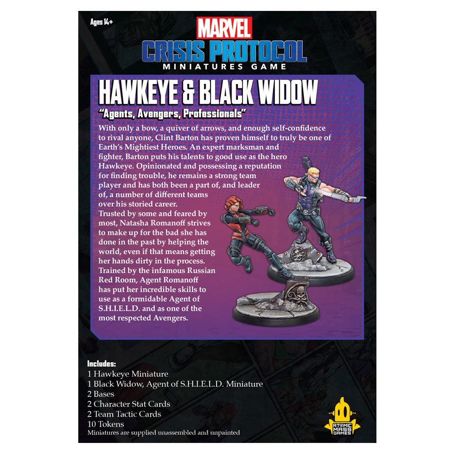 Marvel Crisis Protocol: Hawkeye and Black Widow