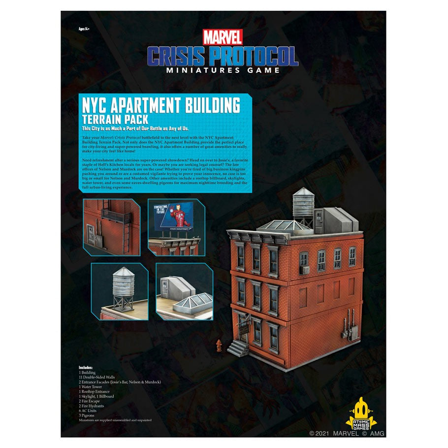 Marvel Crisis Protocol: NYC Apartment Building Terrain