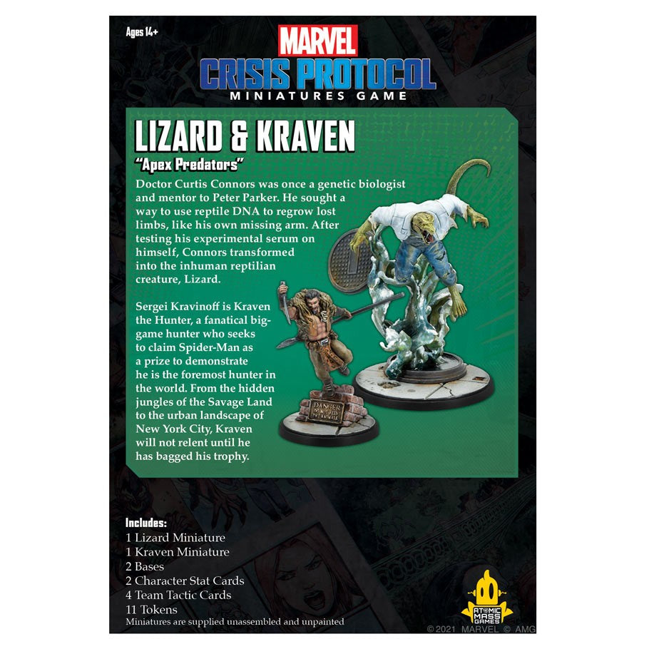 Marvel Crisis Protocol: Lizard and Kraven