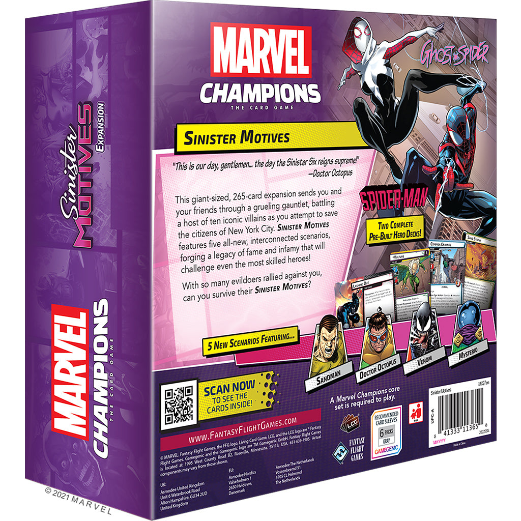 Marvel Champions: Sinister Motives Expansion