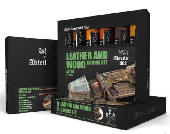 Abteilung 502: Leather and Wood Colors Set