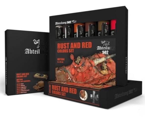 Abteilung 502: Rust and Red Colors Set
