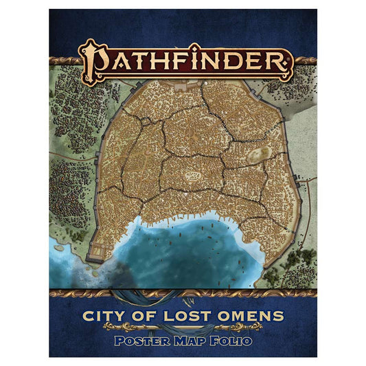 Pathfinder 2E: City of Lost Omens Poster Map Folio