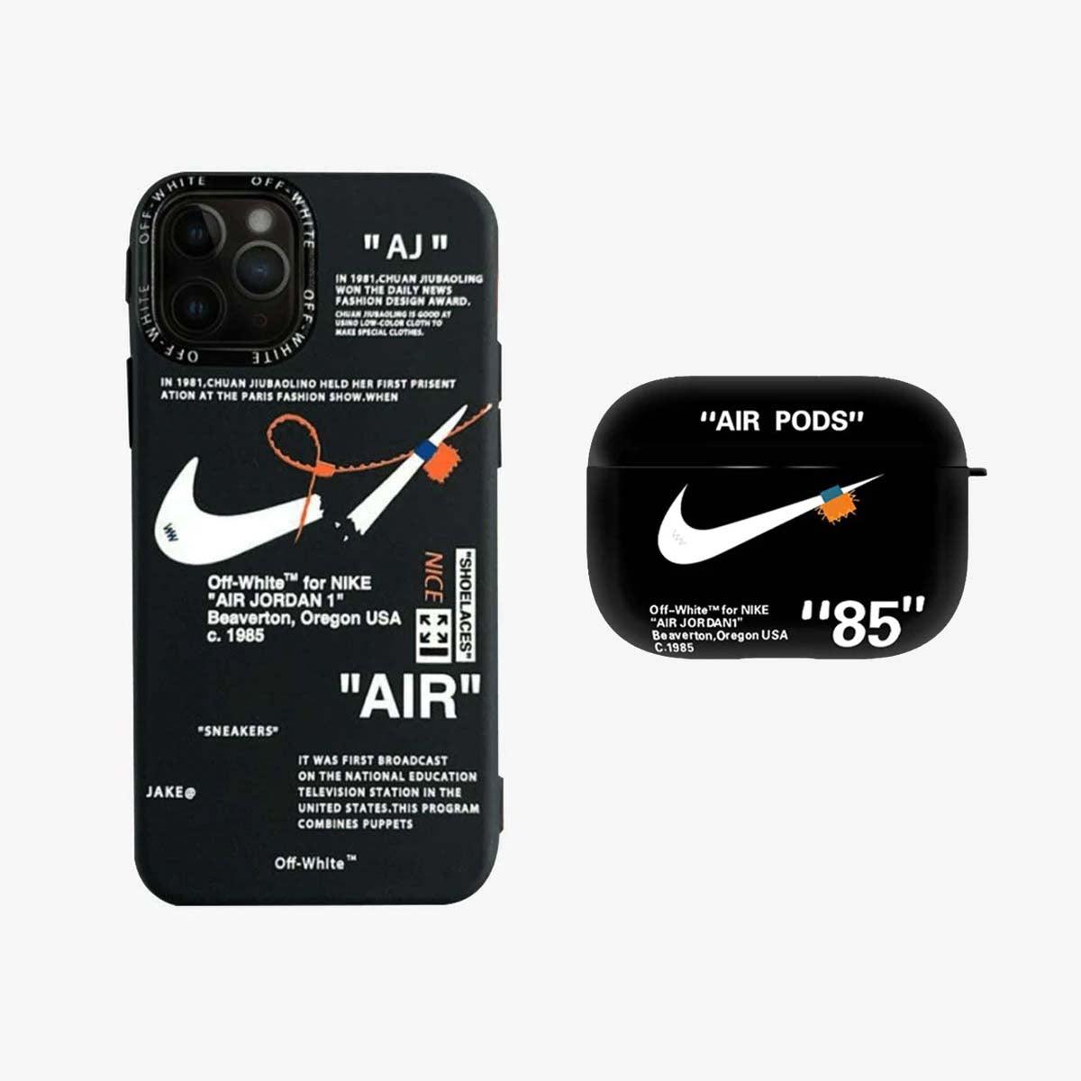 Faeröer motief Parameters SPICEUP STUDIO | SALE | Nike x Off White Phone & AirPods Case | 2-Pack