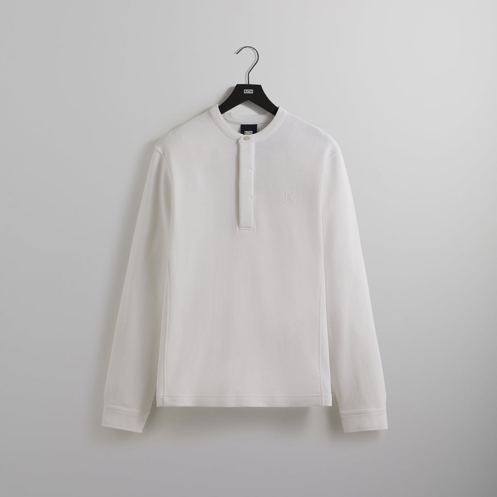 KITH Pique Essex Henley Popover - standardweave.com