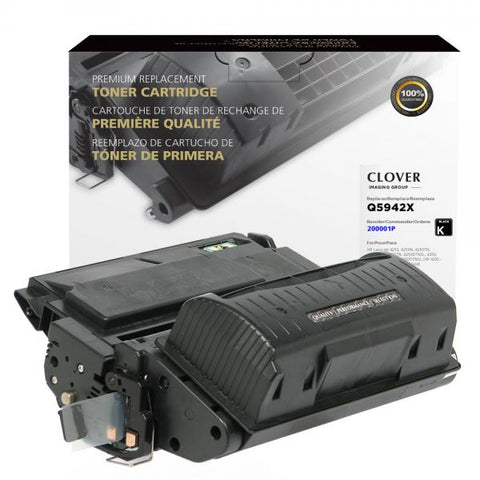 Clover Technologies Group, LLC Remanufactured High Yield Toner Cartridge for HP Q5942X (HP 42X)