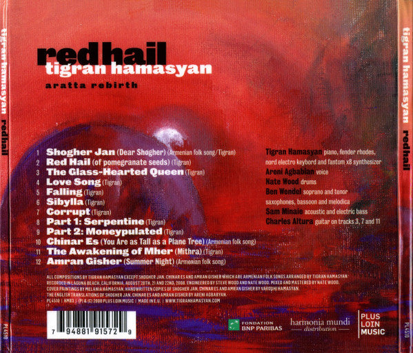 Buy Tigran Hamasyan Red Hail (CD, Album) Online for a great price – Disc Jockey Music