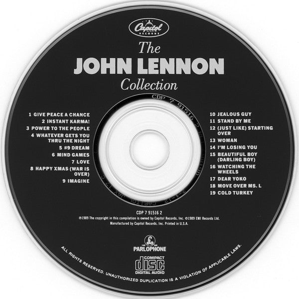Buy John Lennon : The John Lennon Collection (CD, Comp) Online for