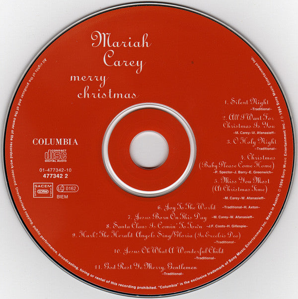 mariah carey christmas album
