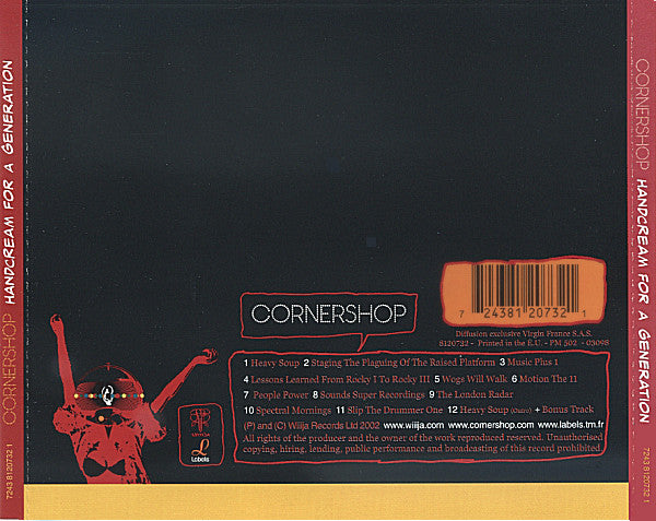 naturlig Åben peddling Buy Cornershop : Handcream For A Generation (CD, Album) Online for a great  price – Disc Jockey Music