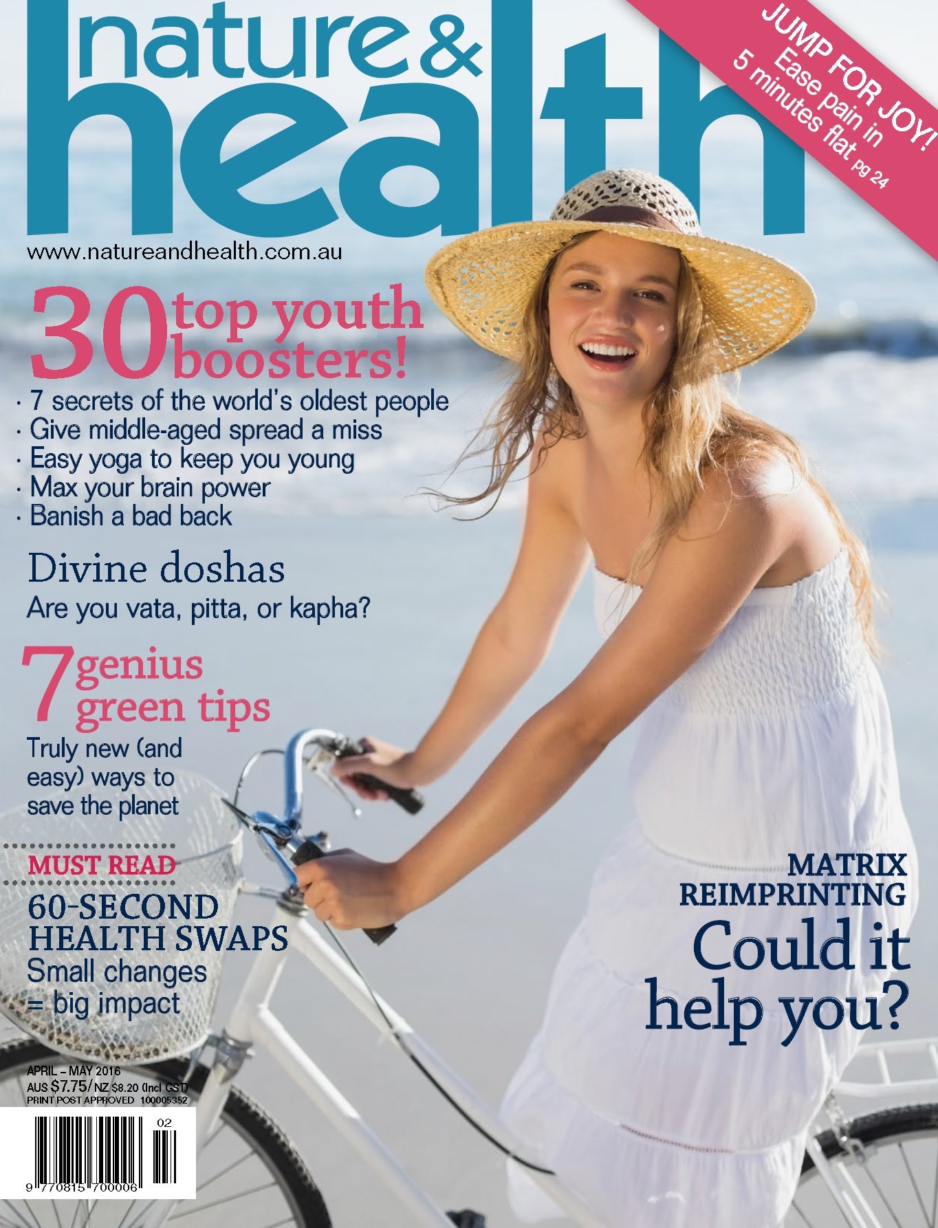 Hanako Therapies interview featuring in Nature & Health Magazine