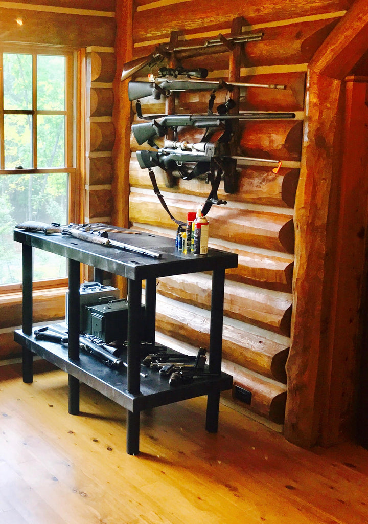 Gun Cleaning Table Made With Industrial Plastic Top ...