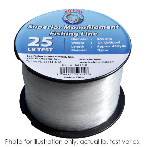 Lee Fisher Joy Fish Spool Monofilament Fishing Line 100 LB Clear 780980221359 for sale online 