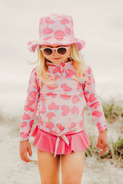 Snapper Rock Apple Love Long Sleeve Ruffle Set