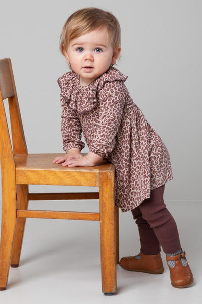 Baby Girl Dress MarMar Copenhagen Leo Riva - Dusty Mauve