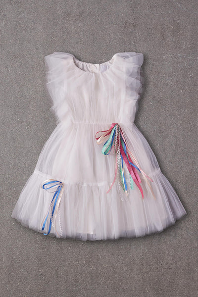 Flower Girls Dress Nellystella Anastasia White