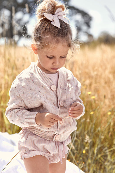 Huxbaby Bubble Sprinkles Girls Cardigan Sweater