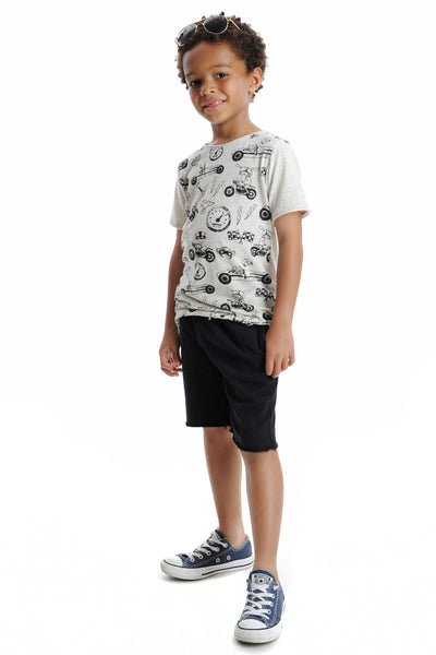 Boys Shorts Appaman Camp - Black