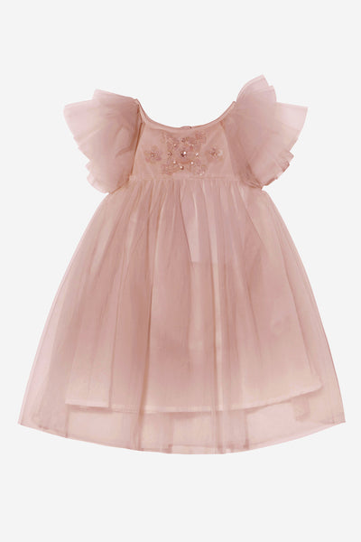 Baby  Flower Girls Dress Tutu Du Monde Bon Vivant  Blush