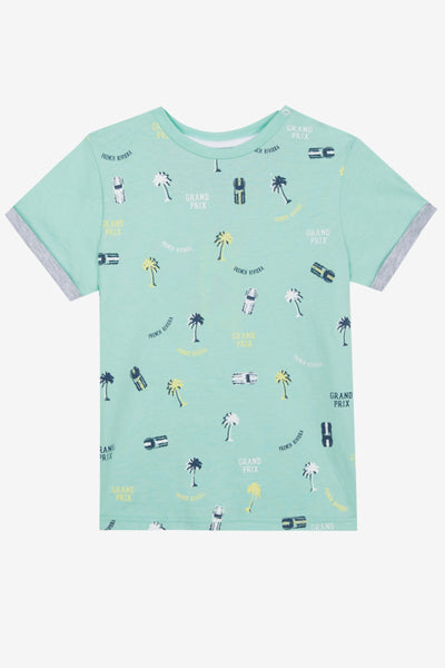 3pommes Baby Boy Light Green Tee