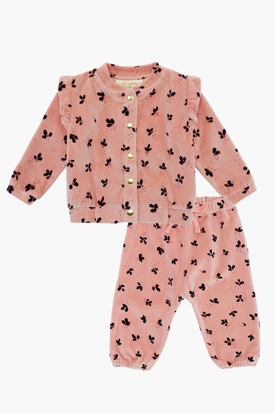 Soft Gallery Evita Baby Girls Velour 2-Piece Set