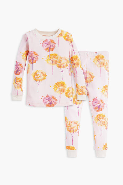 Burt's Bees Fall Foliage Pajama Set