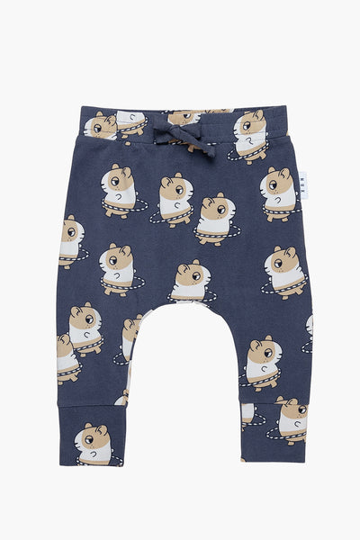 Baby Boy Pants Huxbaby Hula Hamster front