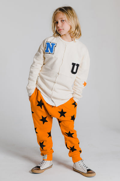 Boys Pant Nununu Star Baggy - Orange