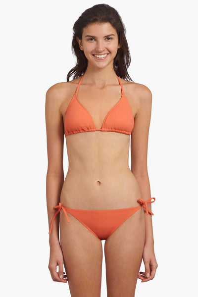 MISKA Paris Mix And Match Tie Girls Bikini Bottom - Poppy Red