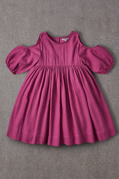 Nellystella Vanessa Dress - Plum