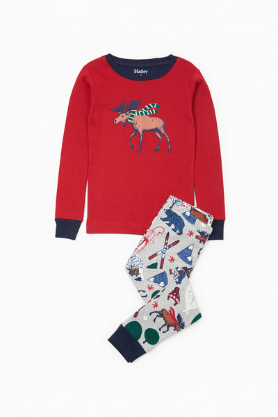 Hatley Winter Traditions Appliqué Pajama Set