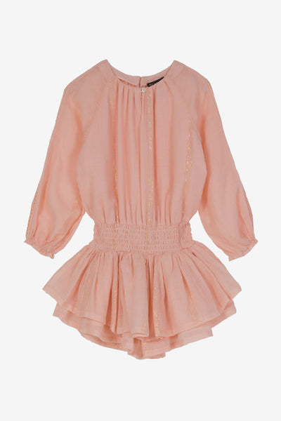 Velveteen Alissa Playsuit - Salt Gold Stripe