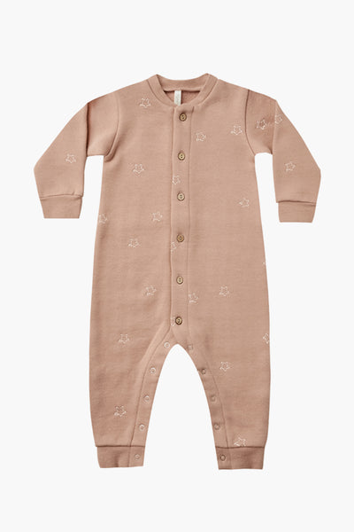 Rylee + Cru Button Down Baby Jumpsuit - Stars