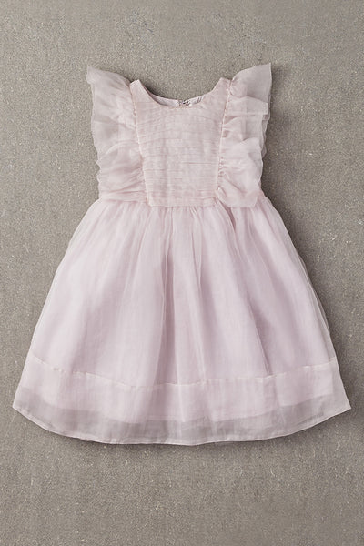 Flower Girls Dress Nellystella Mae Silk Orchid Ice