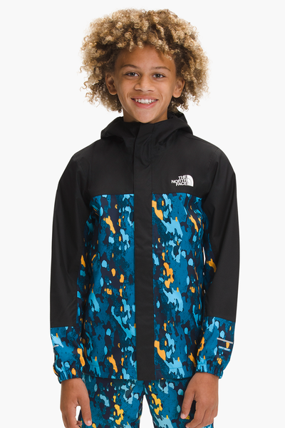 North Face Kids Antora Rain Jacket - Camo kids model