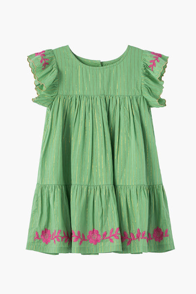 Girls Dress Peek Kids Flutter Sleeve