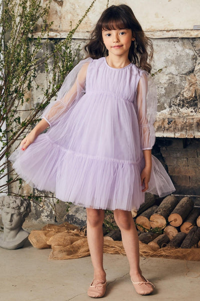 Flower Girls Dress Nellystella Alice Purple Haze