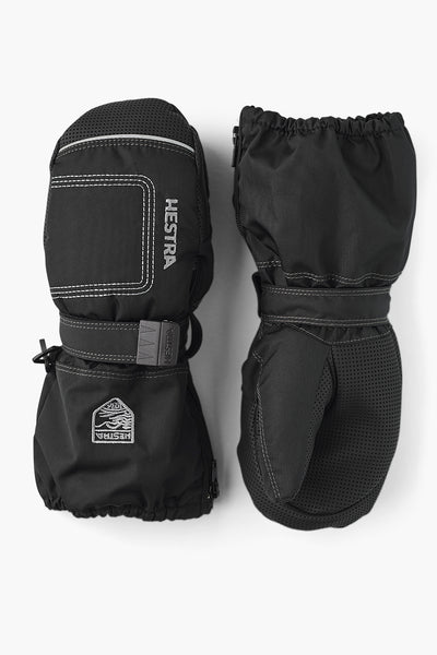 Hestra Baby Zip Long Mitt - Black