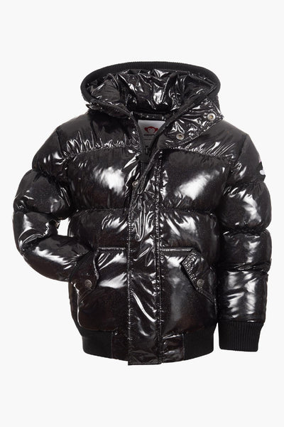 Appaman Black Glitter Puffy Girls Coat